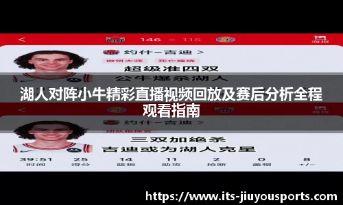 湖人对阵小牛精彩直播视频回放及赛后分析全程观看指南